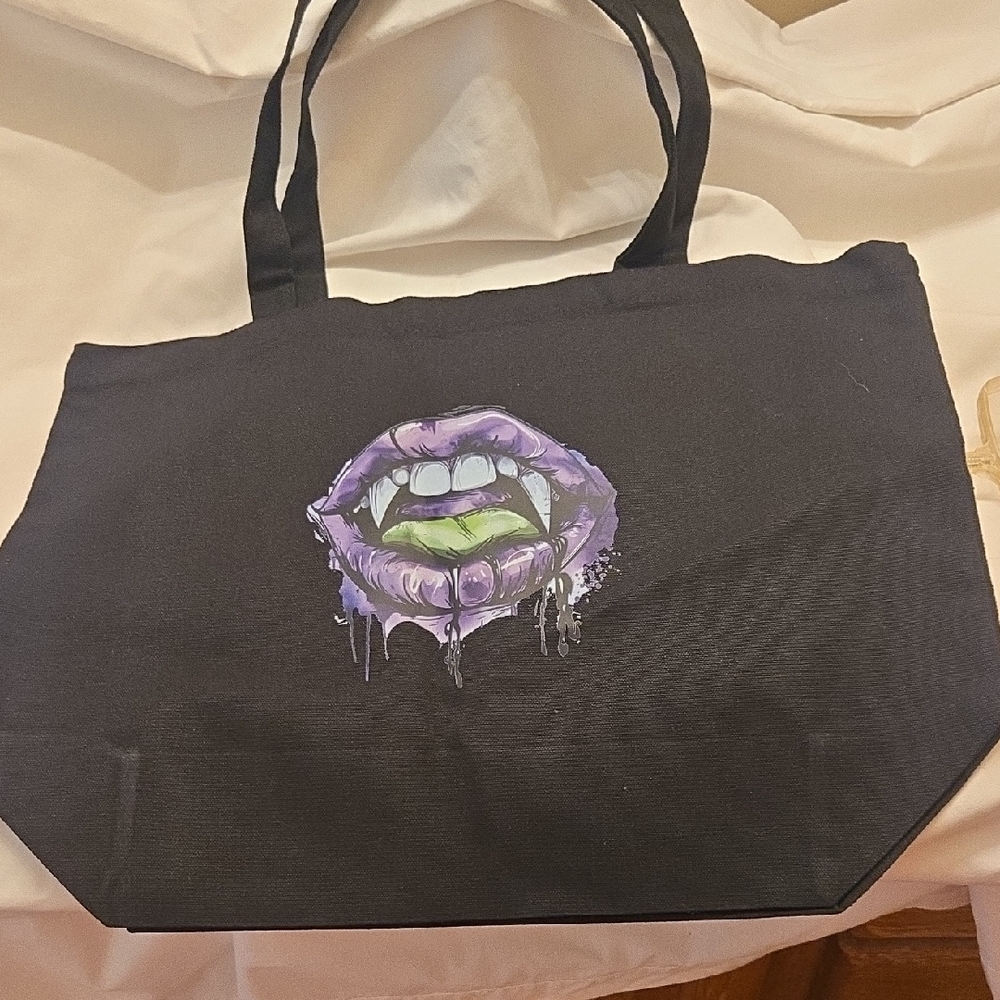 Halloween Black Tote New